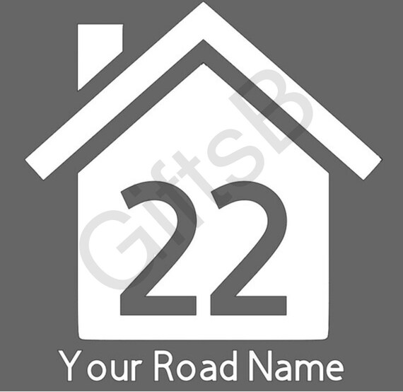 Numero Casa Exterior Placa De Número De Casa Personalizada