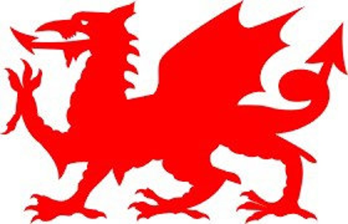 Welsh Dragon CYMRU- Window Sticker - Car Decal Sticker - Car Sign - Car ...