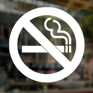  Cartel de no fumar, ideal para el hogar y los negocios