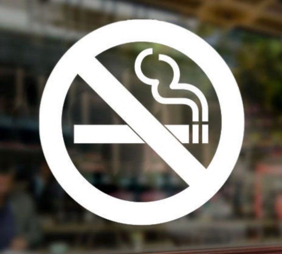 No smoking 2024 stickers for cars