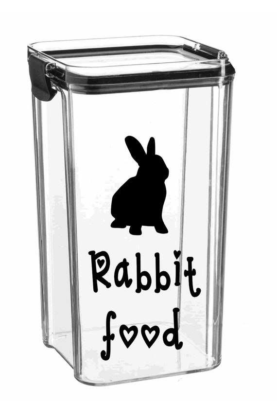 Rabbit Food Label Pet Food Label New Pet Rabbit Animal | Etsy