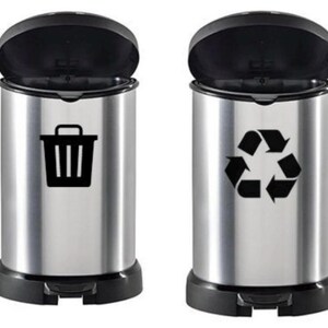 thumbnail interactive-video image 1 of Waterproof Recycle Bin Stickers Azatemgo 6-Pack - Waterproof Anti-UV Trash Can Labels For Paper Metal Plastic Glass Recycling Bin Stickers 1 of 10