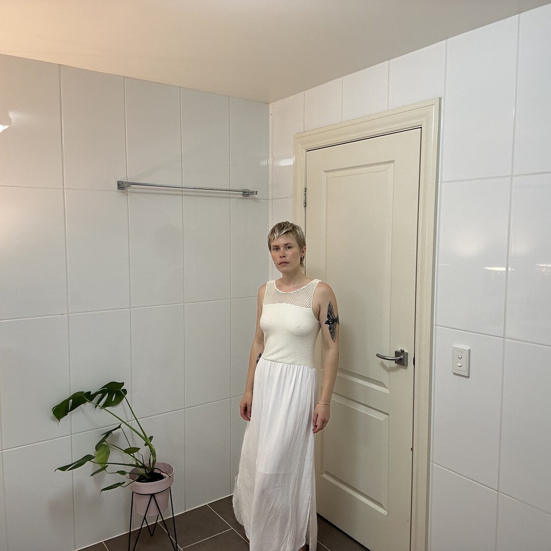 Witchery White Long Dress With Detailed Bodice - Etsy