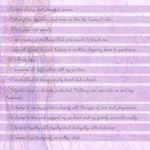 Goddess Hera Affirmations/instant download/Hera affirmations and tips to awaken the Goddess inside you,scrapbook paper/3 pdf