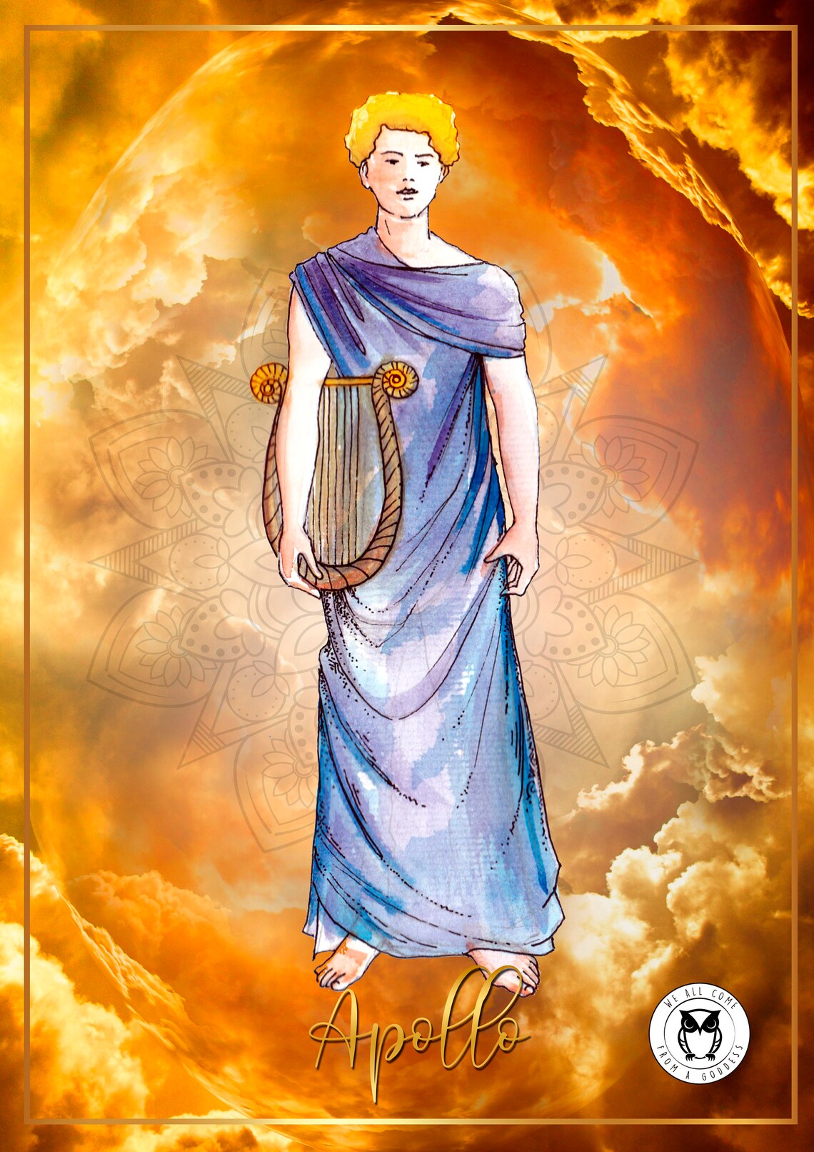 Griekse Goden gebedskaart/Apollo gebed Hermes gebed/Griekse Etsy Nederland