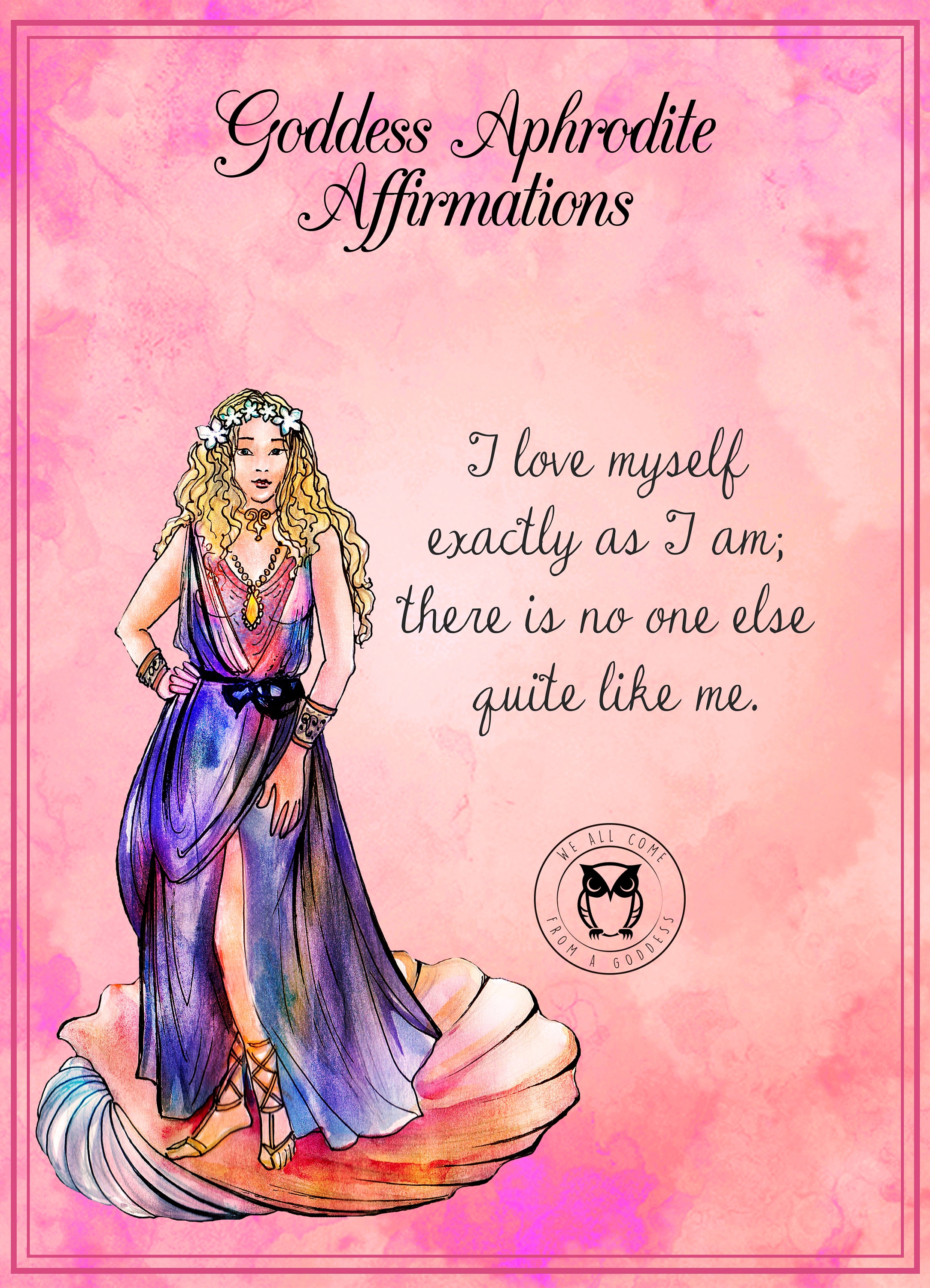 Are You an Aphrodite Goddess Aphrodite Affirmation Cards 20