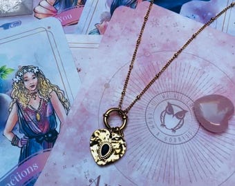 Goddess Aphrodite necklace/Love symbol necklace/Goddess of Love necklace/Goddess Aphrodite symbol necklace stainless steel