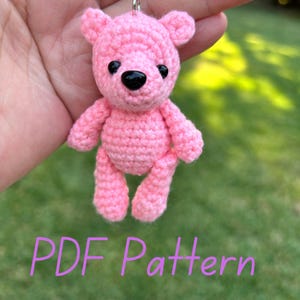 Crochet Pattern PDF: Mini Teddy Bear Amigurumi Pattern
