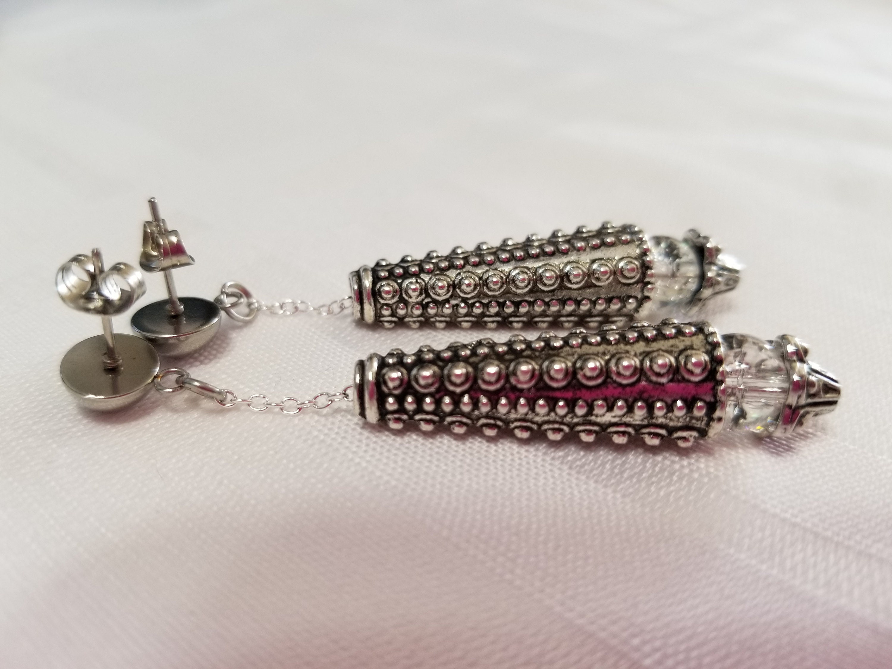 Steampunk Tifa Earrings Etsy