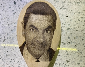 Mr Bean novelty wooden spoon