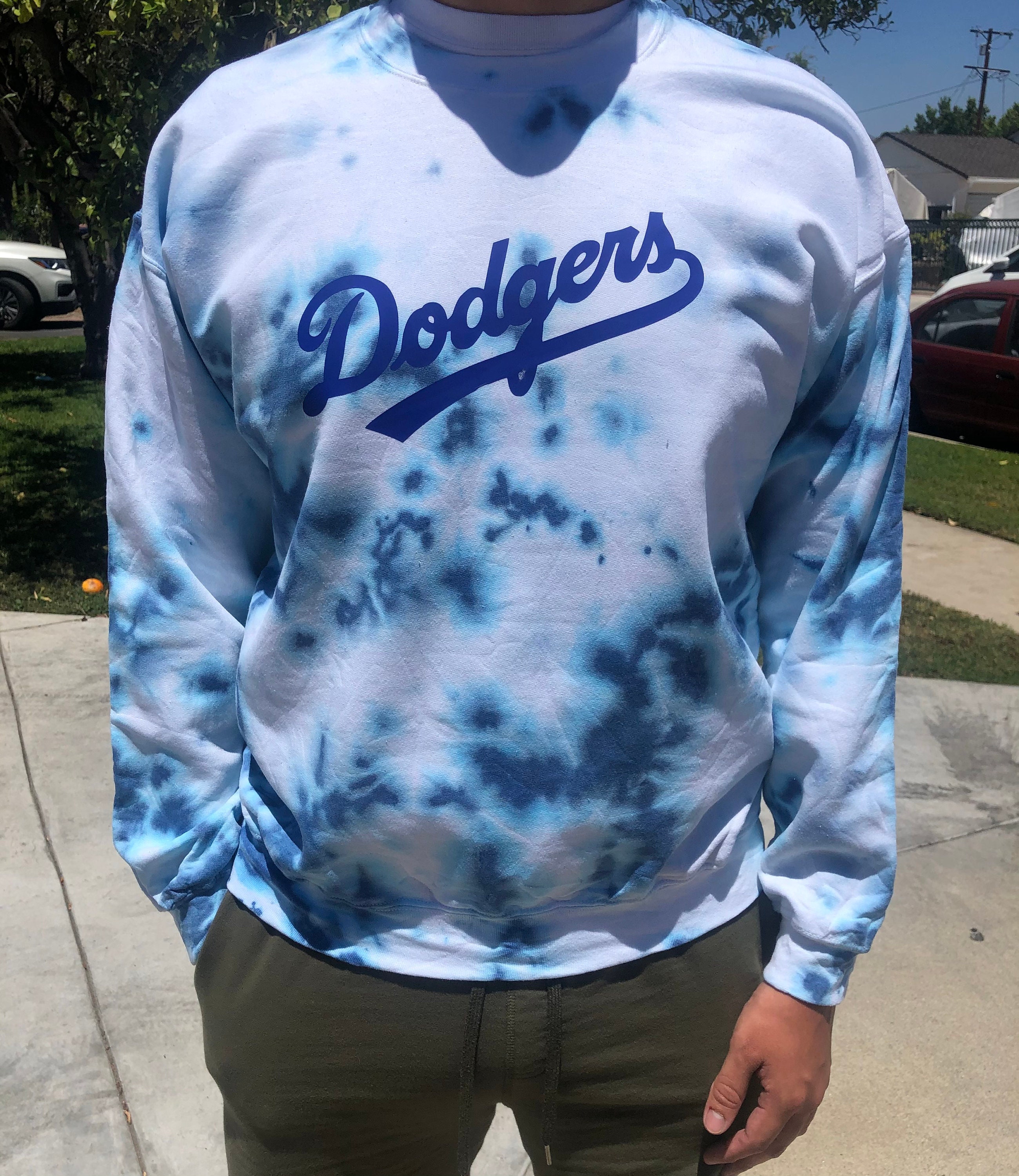 dodgers world series tie dye