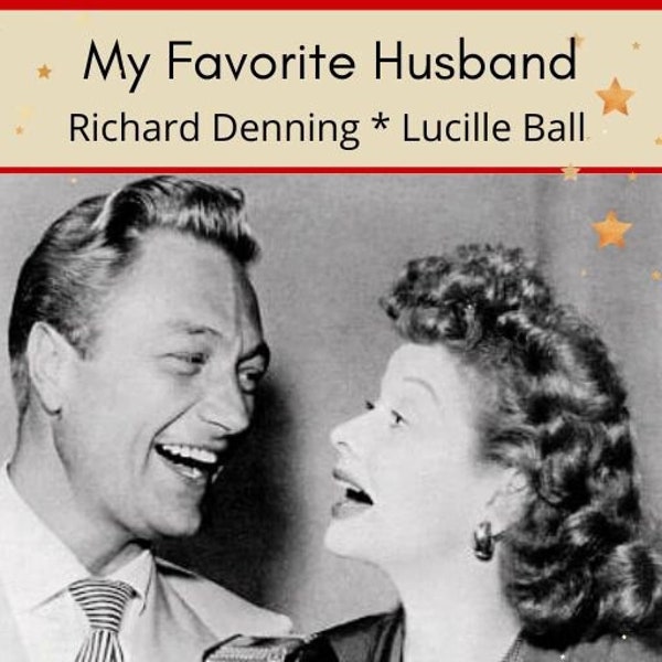 My Favorite Husband Holiday Collection-Lucille Ball-Richard Denning-5 Audio CDs Case Collection Old Time Radio Shows-Live Radio Show Comedy