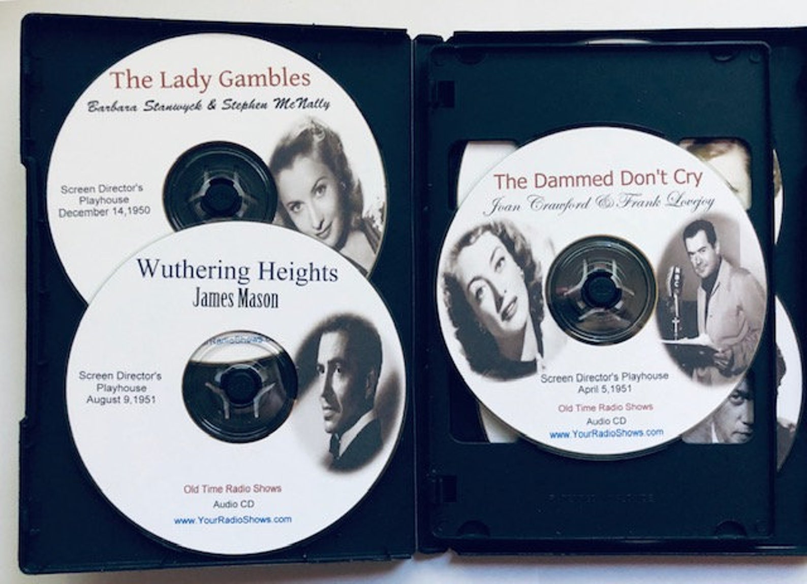 Screen Directors Playhouse 15 Audiosthree Set Case Old Time Etsy