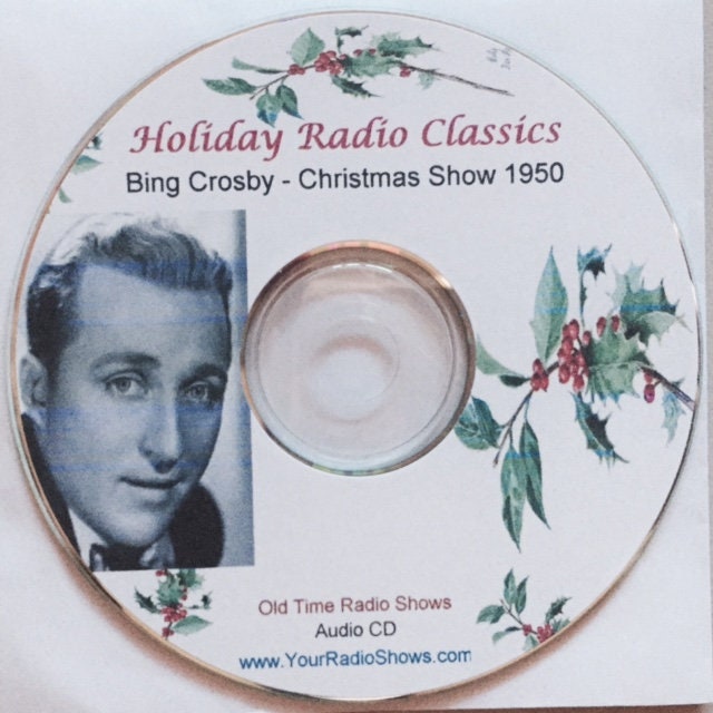 Bing Crosby 1950-christmas Radio Show Holiday Live Radio Classic-audio Cdadeste Fideles oh Come 