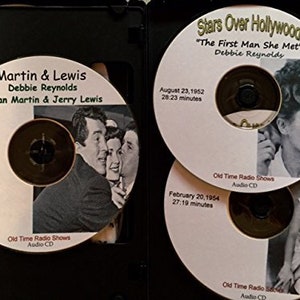 The Debbie Reynolds Radio Collection 6 Audio CDs-Rare Collectors Choice 1952-1959-Live Theater-Best Of Old Time Radio Shows-Martin & Lewis Bild 3