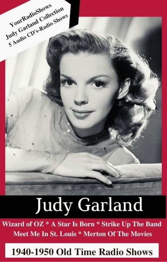 The Judy Garland Collection 5 Audio CD's-Rare Lux Old Time Radio Shows-Wizard of OZ-A Star Is Born-Meet Me In St. Louis-Strike Up The Band