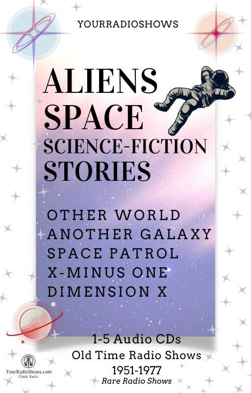 Aliens Space Science Fiction Radio Shows 5 Audio Cds Case Collection ...
