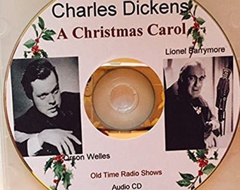 Charles Dickens Classic "A Christmas Carol" 1939-Orson Welles Old Time Radio Shows Audio CD