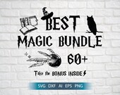 Magic Bundle SVG, Harry Potter SVG, Harry Potter Bundle SVG Hogwarts svg, Harry Potter cricut, Harry Potter silhouette, Digital Download