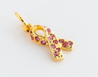 Ciondolo con nastro rosa per la consapevolezza del cancro al seno, in argento sterling 925, per chi è sopravvissuto al cancro al seno, un regalo di speranza e amore per chi è Ciondolo con nastro rosa per la consapevolezza del cancro al seno, in argento sterling 925, per chi è sopravvissuto al cancro al seno, un regalo di speranza e amore per chi è