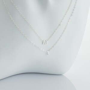 Carta Personalizada Collar Inicial, Regalo Para Mamá, Regalo Para Ella, Regalo Día De la Madre, Regalo De Cumpleaños, Regalo Para Esposa, Regalo Dama De Honor, LNK001