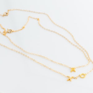 Collar inicial de carta personalizada, regalo para mamá, regalo para ella, regalo del Día de la Madre, regalo de cumpleaños, regalo para esposa, regalo de dama de honor, LNK002