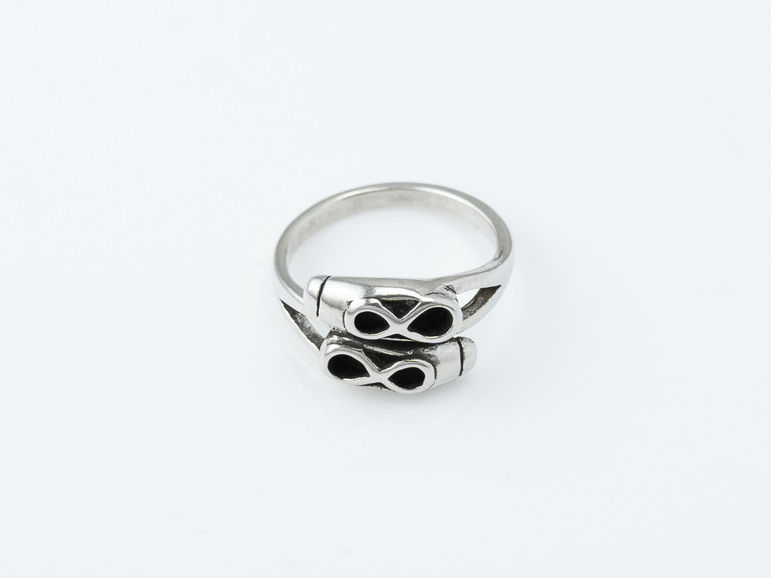 Sterling Silver Ballet Shoes Ring, Gift for Her, Gift for Daughter ...