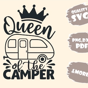 Queen Of Camper,Camping Svg Cut File,Camping svg,Camping png, Camping Shirt Svg, Camp Life Svg,, Camp Fire Svg, Lake Svg,Svg,Eps,Png,Pdf,Dxf