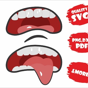 Mouth clipart,Svg,Pdf,Eps,Dxf,Png