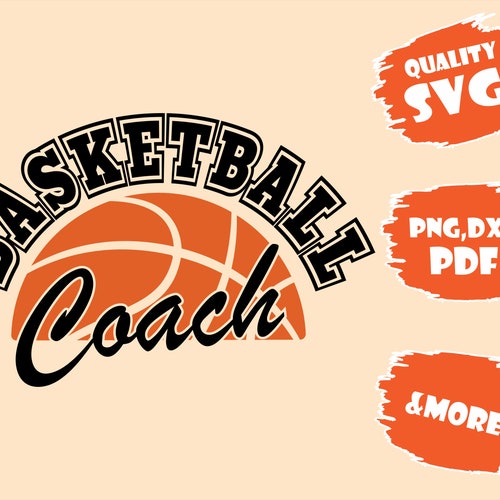 Basketball Coachbasketball SVG Basketball Clipart - Etsy