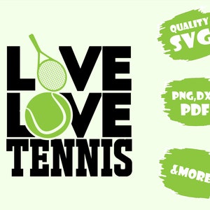 Live Love Tennis,Svg,Pdf,Eps,Dxf,Png