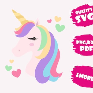 Testa unicorno,Svg,Pdf,Eps,Dxf,Png