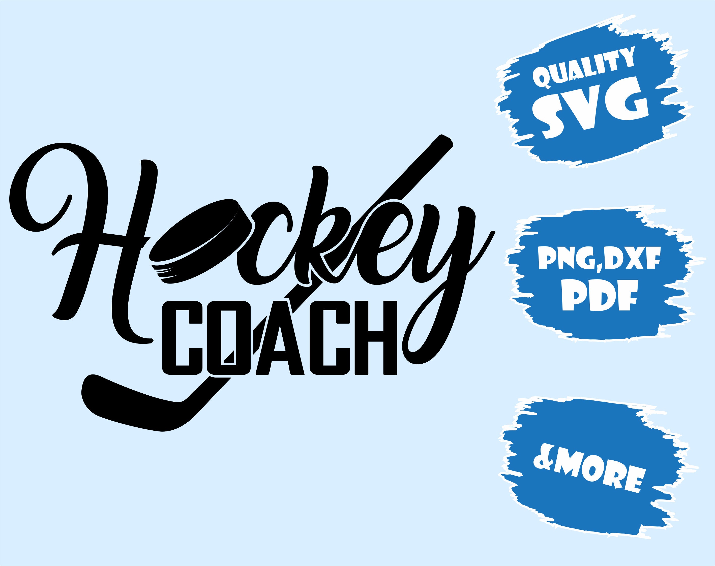HockeyTrainer Svg Pdf Eps Dxf Png Etsy.de