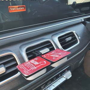 Soporte doble doble para salsa McDonalds en clip para salsa para coche