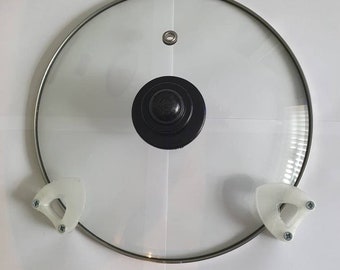 Saucepan lid holder for  wall or cupboard space saver storage