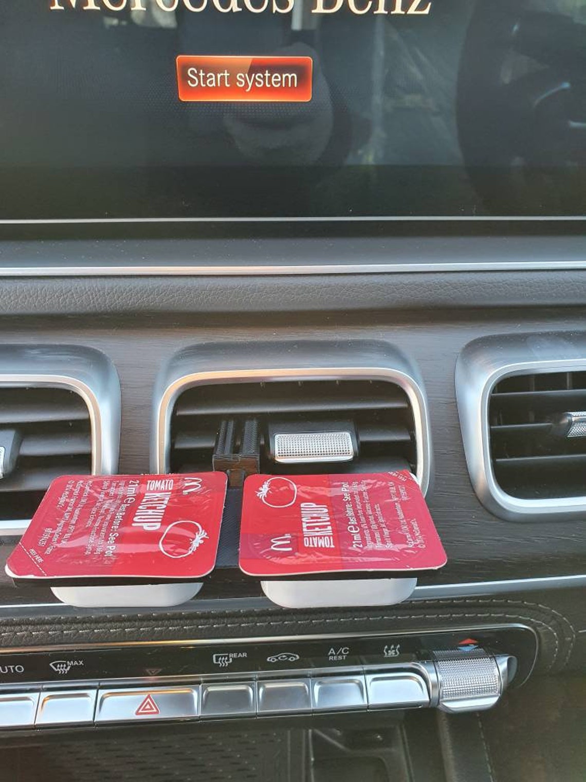 Twin Double Mcdonalds Dip Holder in Car Sauce Holder Dip Clip Etsy UK