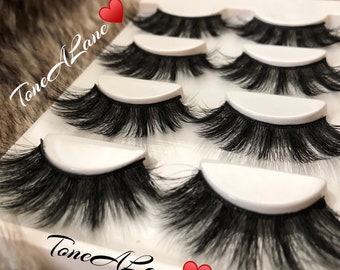 Mink Eyelashes Lashes 3d Eyelashes False Eyelashes Fluffy Drama 4 pairs || US SELLER