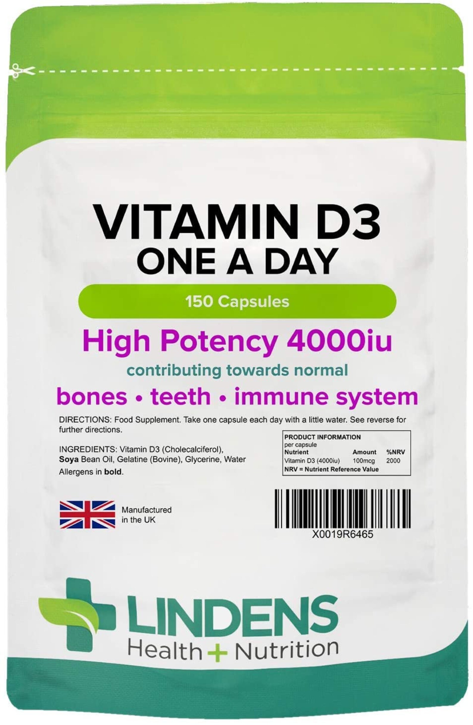 Vitamin D3 4000IU High Strength 150 Soft Gel Capsules Immune Etsy