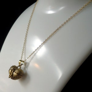 Vintage Style Brass  Heart Locket