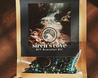 DIY Bracelet Making Kit - Siren's Cove - Mermaid Jewelry - Friendship Bracelet