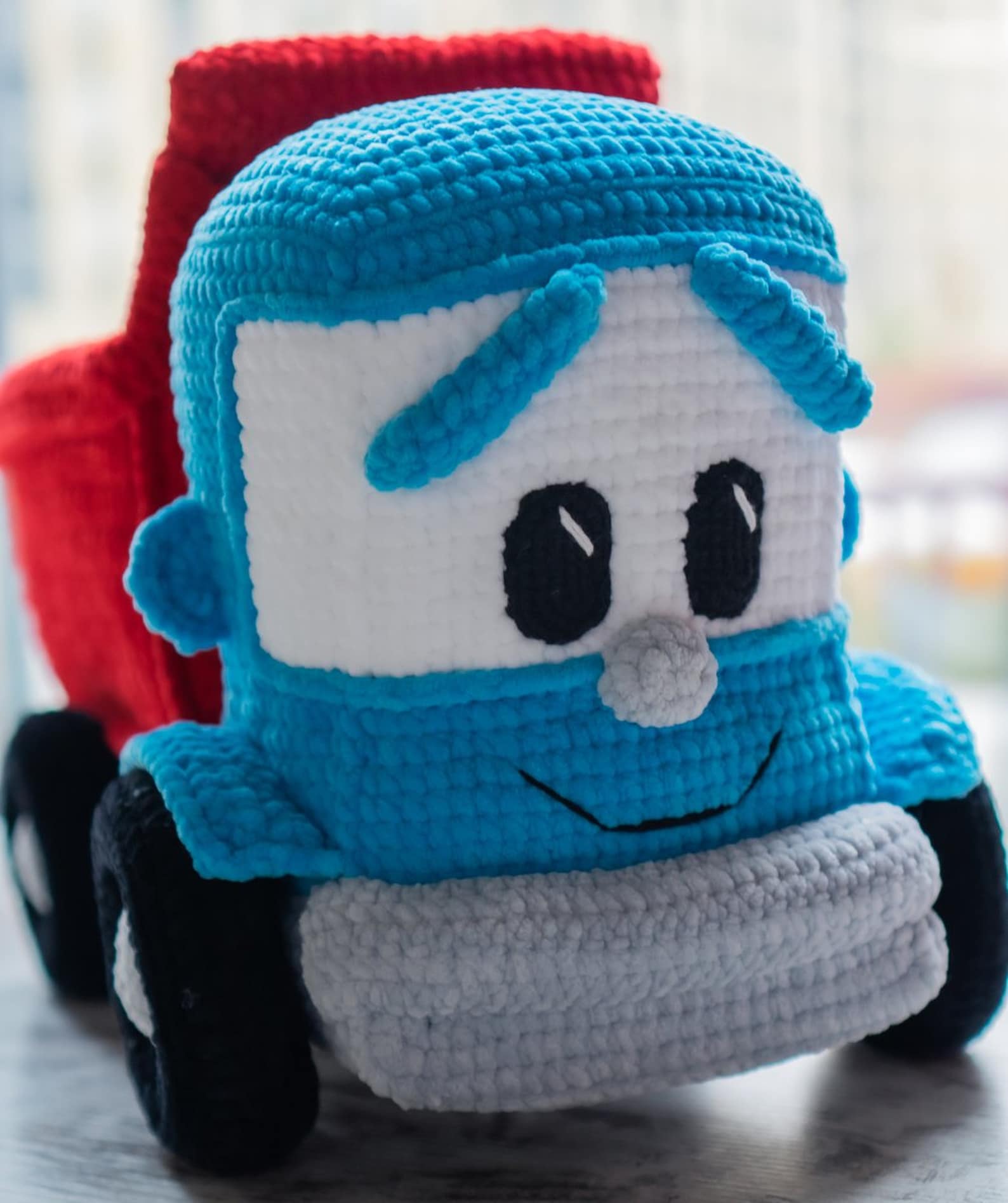 Big plush truck truck soft toy toy car plush transport Etsy