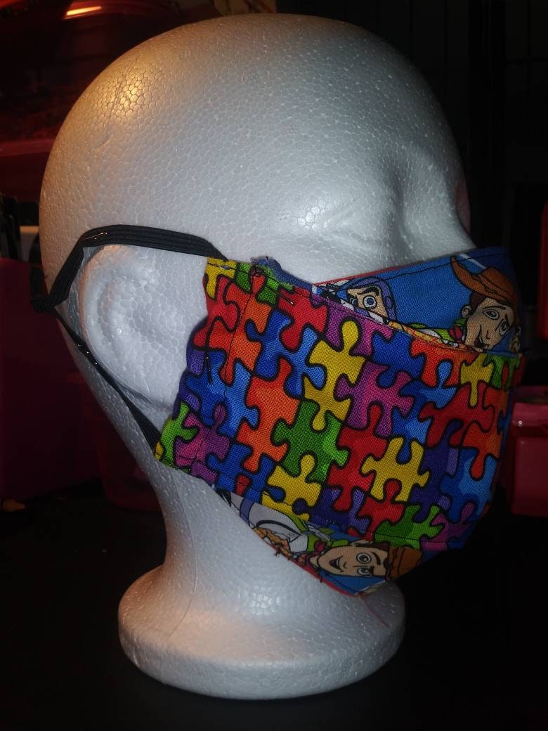 Toy Story Autism Awareness Facemask Etsy