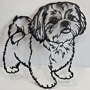 Shih-tzu wall art