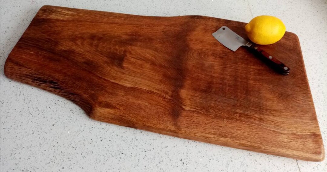 Chopping Board. Live Edge. Solid Oak. Maximum Dimensions Etsy