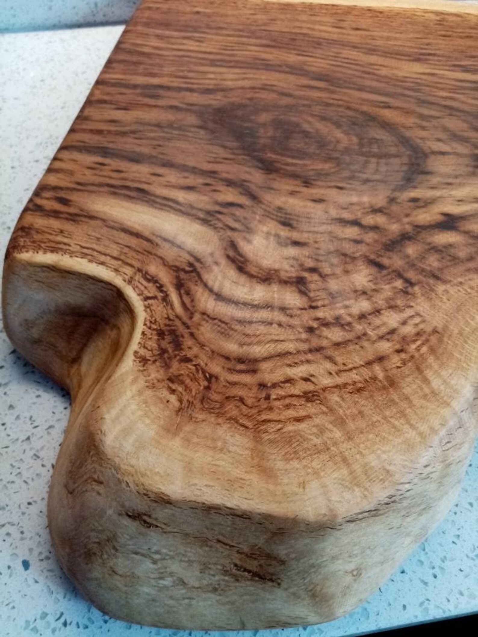 Chopping board Live Edge Solid Chestnut Max 69x53x4.5cm Etsy