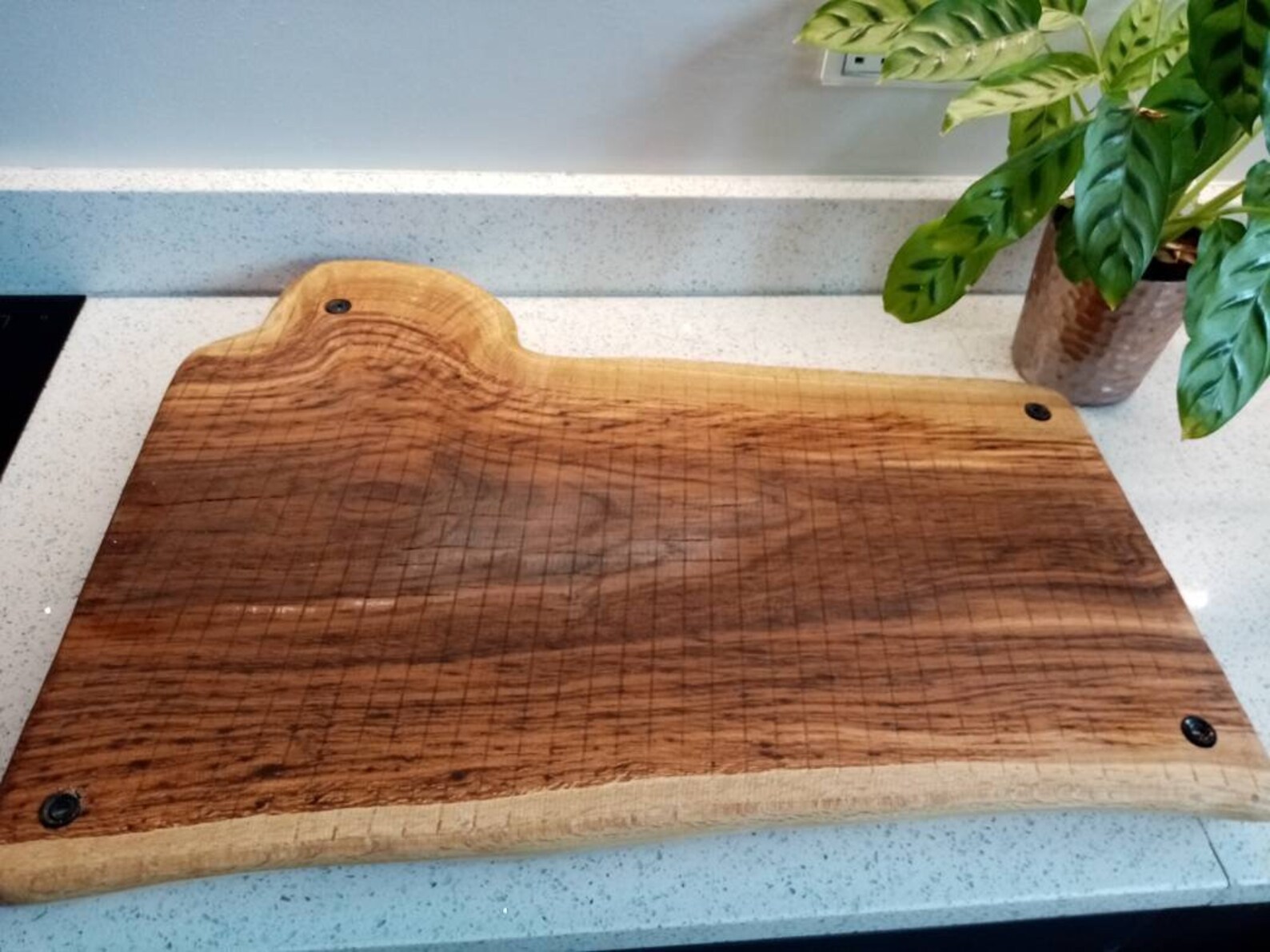 Chopping board Live Edge Solid Chestnut Max 69x53x4.5cm Etsy