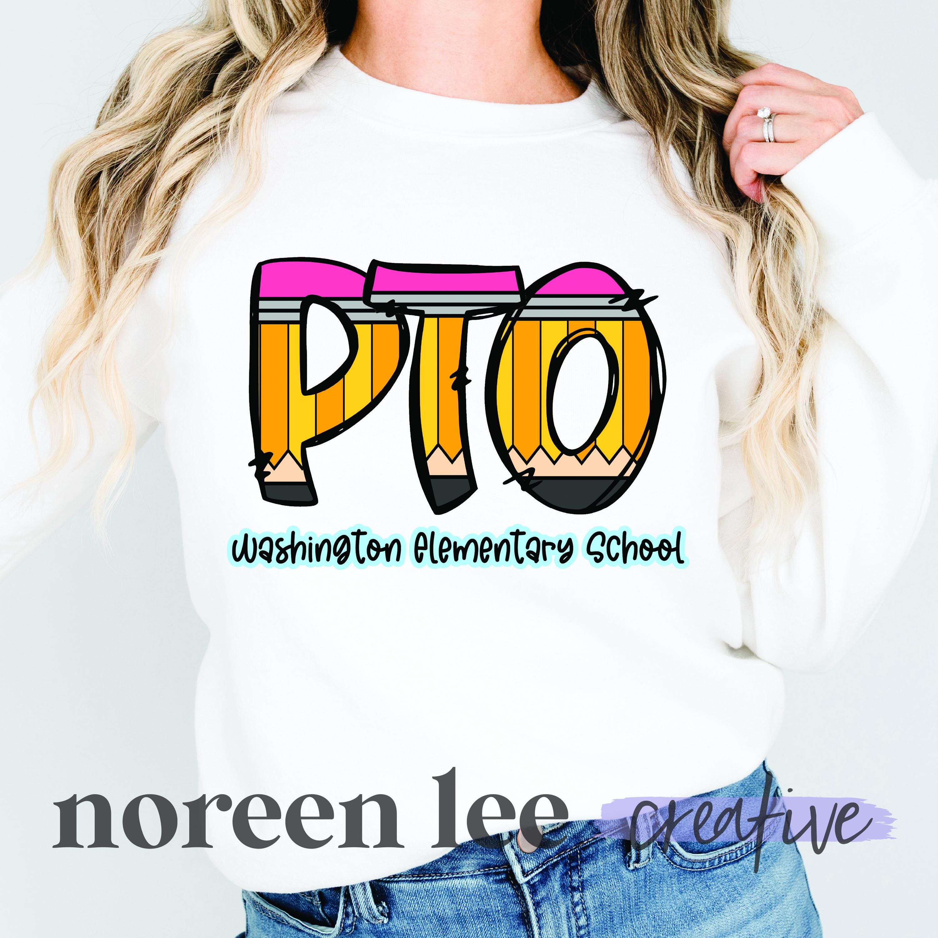 Custom PTO Design | Customized Organization Name | PTA PTC and More! - Etsy