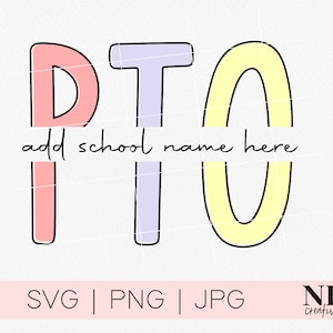 PTO Split Name SVG | Cricut, Silhouette, Sublimation