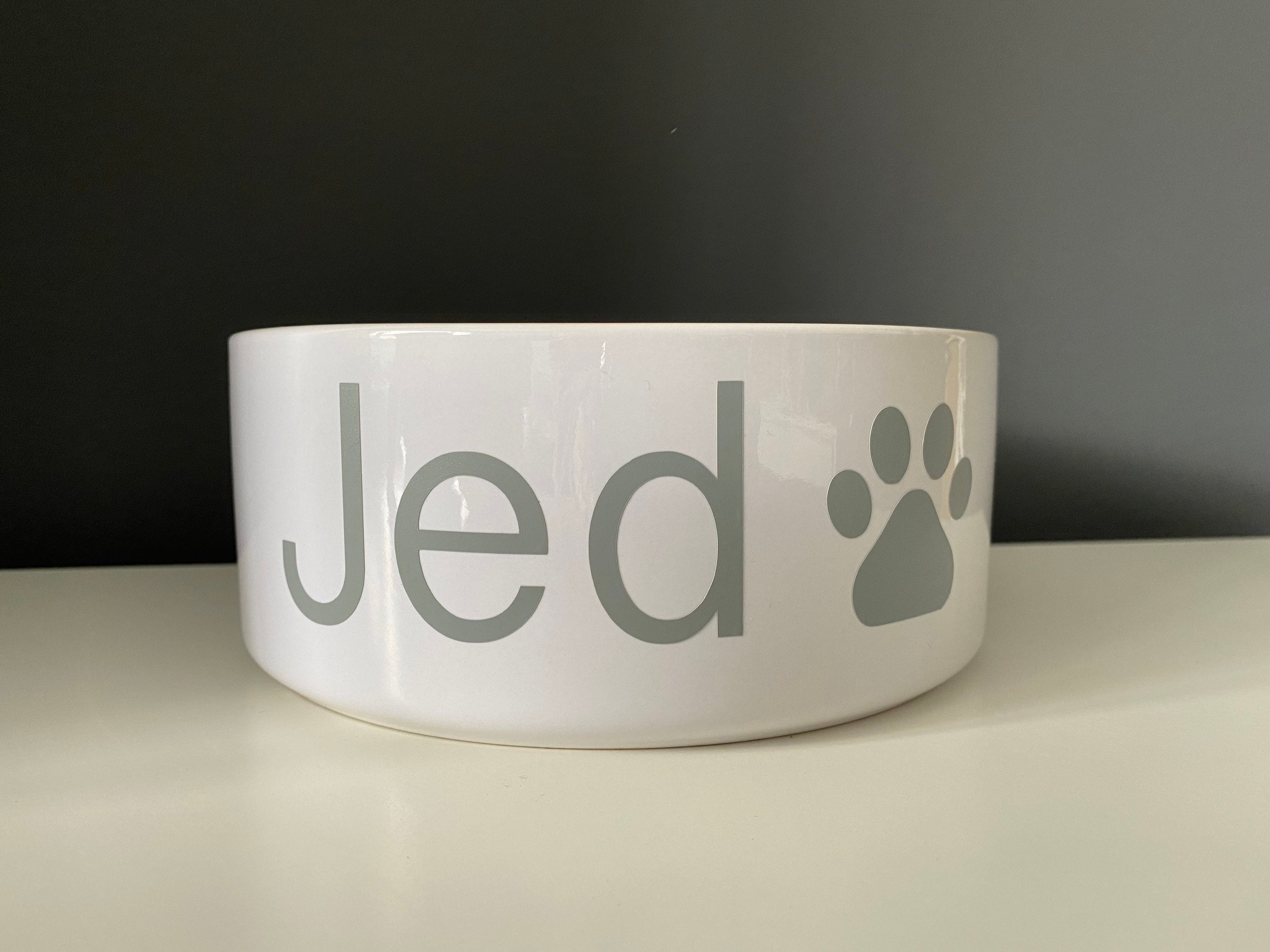 Large Personalised Dog Bowl Etsy