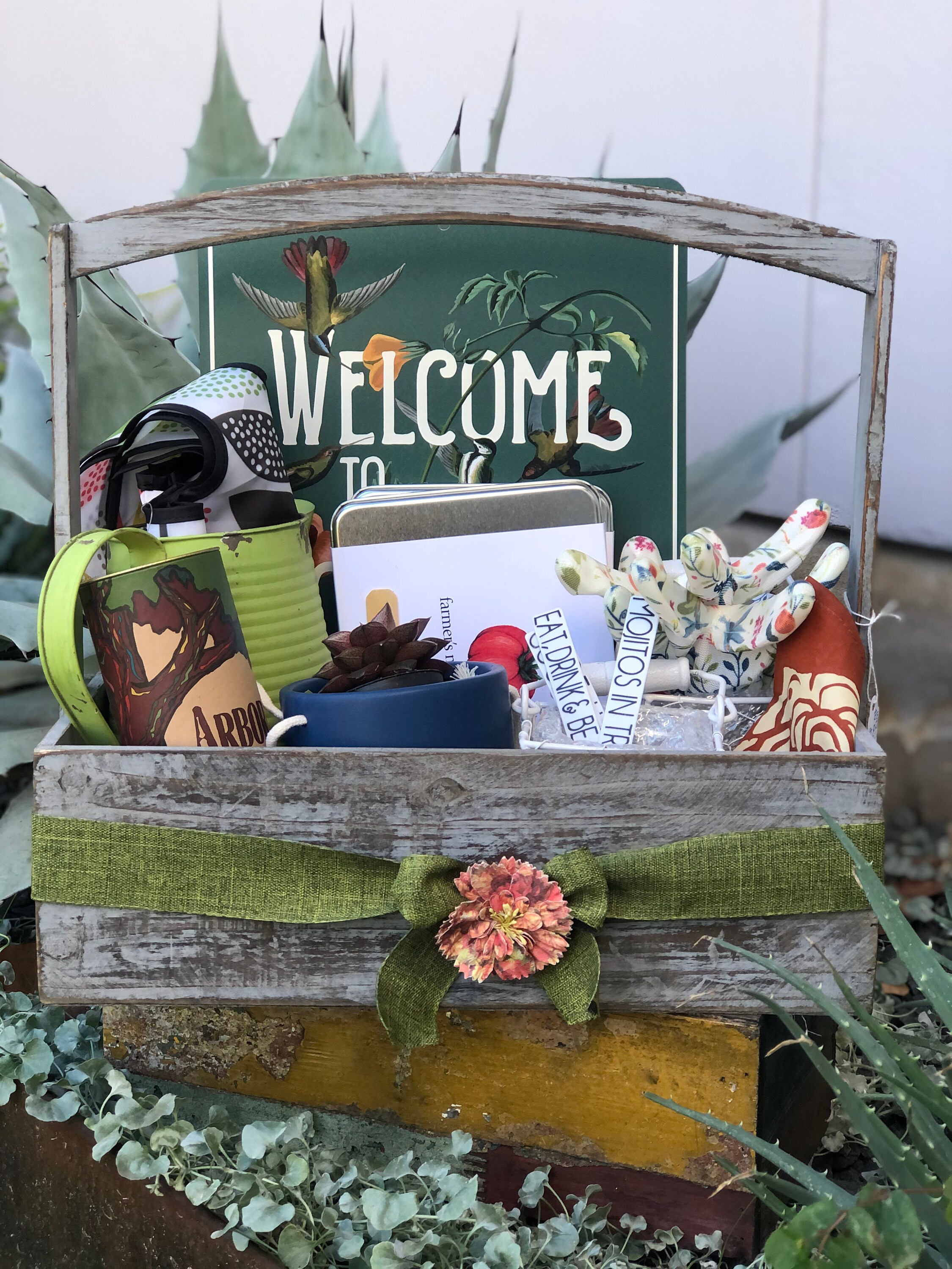 Garden Gift Baskets Etsy